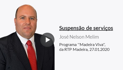 Esclarecimentos sobre suspensão de serviços no programa ''Madeira Viva'', da RTP Madeira, a 27.01.2020.