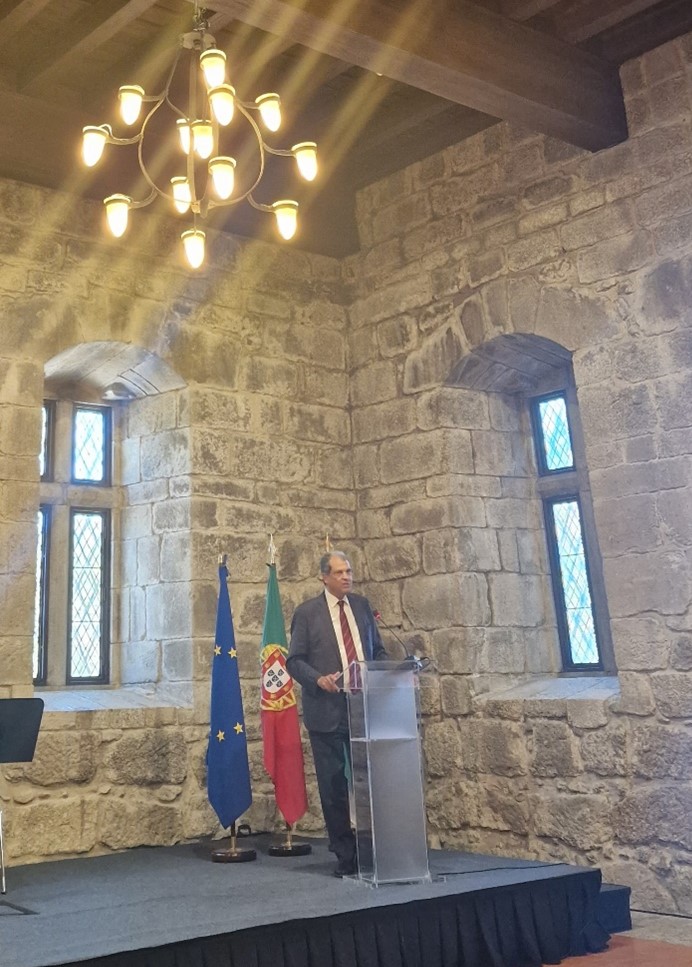 João Cadete de Matos, Presidente da ANACOM, durante a intervenção nas comemorações dos 25 anos do TRIAVE