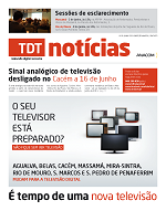 Capa do Jornal TDT notícias n.º 1.