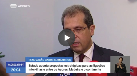 Entrevista a João Cadete de Matos, Presidente da ANACOM, na RTP Açores, a 08.12.2018.