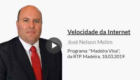 Esclarecimentos sobre a velocidade da Internet no programa ''Madeira Viva'', da RTP Madeira, a 18.03.2019.