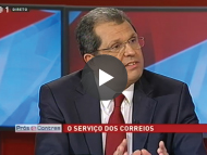 Presidente da ANACOM, João Cadete de Matos, no programa "Prós e Contras", da RTP1, a 29.01.2018