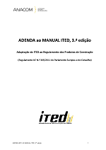 Addenda to the ITED Manual (3rd edition) - adaptation to the Construction Products Regulation